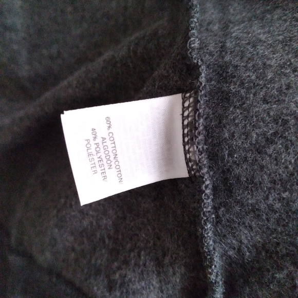 Victoria's Secret VS zip up hoodie shirt jacket, charcoal gray, NEW - Picture 6 of 11